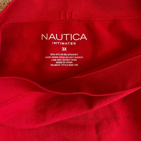 Nautica Intimates Red High Waisted Brief Underwear Size 3X - Picture 2 of 9